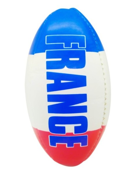 Ballon de rugby publicitaire