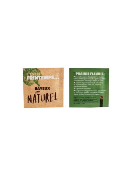 Sachet de graines publicitaire
