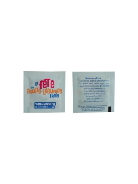 Sachet de graines publicitaire
