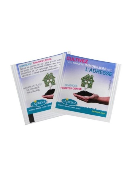 Sachet de graines publicitaire