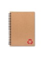 Cahier à spirale recyclé...