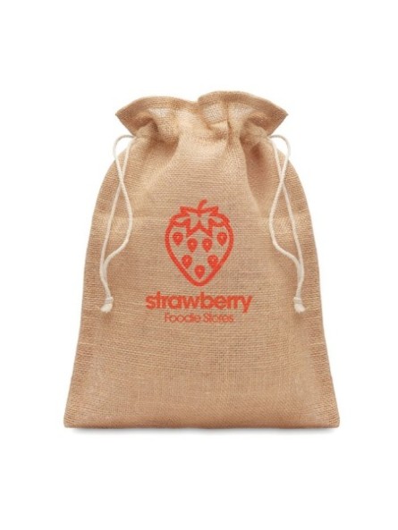 Petit sac cadeau en jute...
