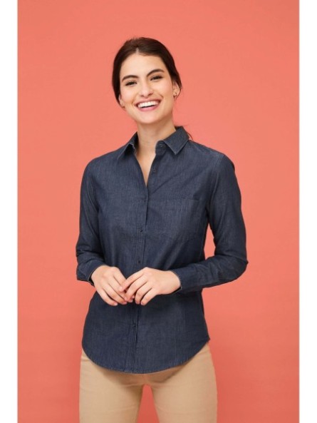 Chemise en demin pour femme