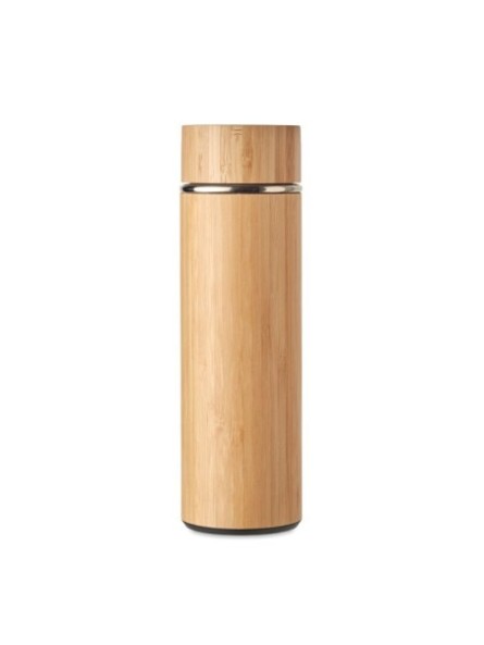 Gourde isolante en bambou