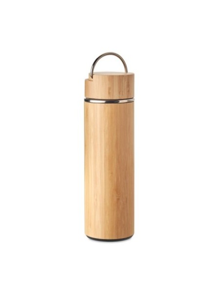Gourde isolante en bambou