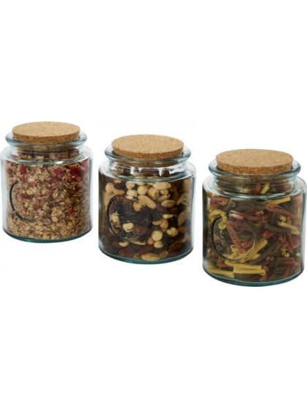 Pots en verre recyclé