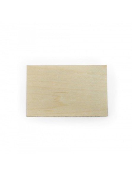 Carte en bois publicitaire