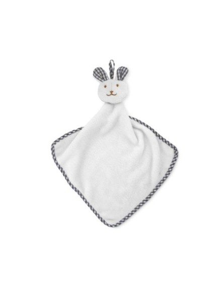 Serviette-peluche lapin...