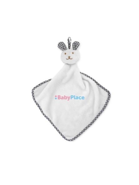Serviette-peluche lapin...