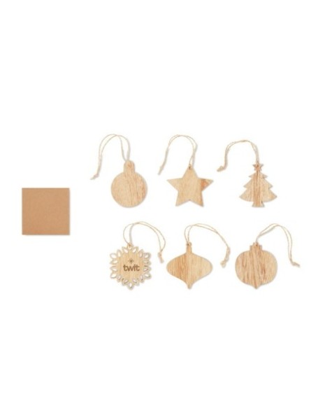 Décorations de Noël en bois...