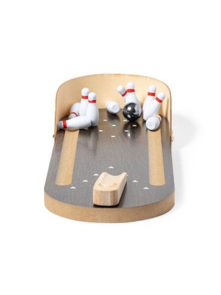 Mini-jeu de bowling en bois