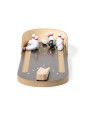 Mini-jeu de bowling en bois