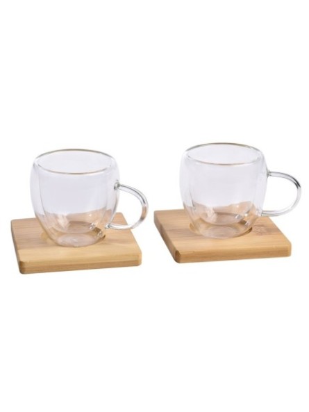 Duo tasses en bambou