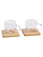 Duo tasses en bambou