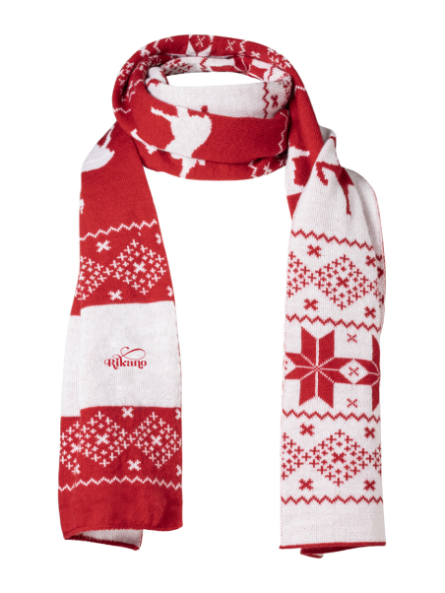 Écharpe de Noël publicitaire