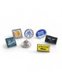 Pin's zamac rond publicitaire