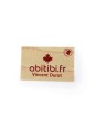 Badge en bois publicitaire...
