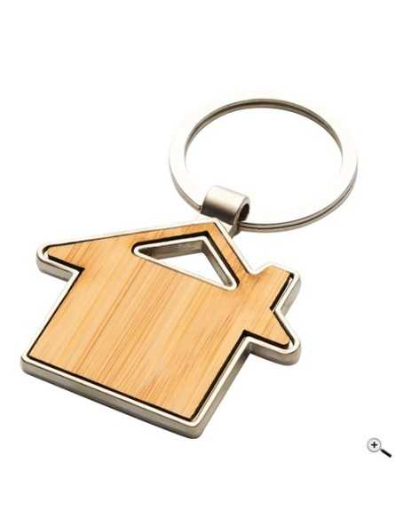 Porte-clés maison publicitaire