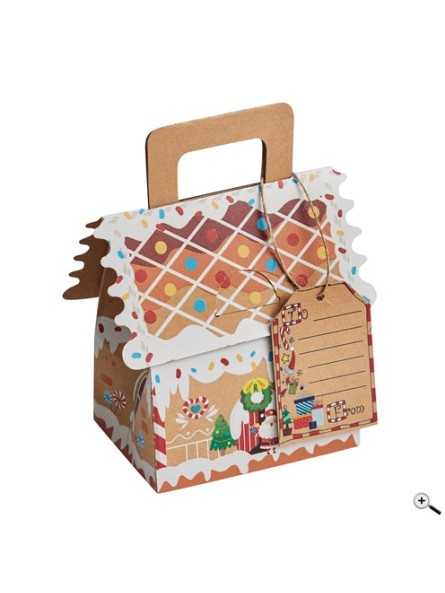 Maison de Noël publicitaire