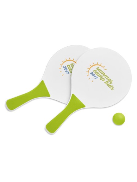 Set de tennis publicitaire