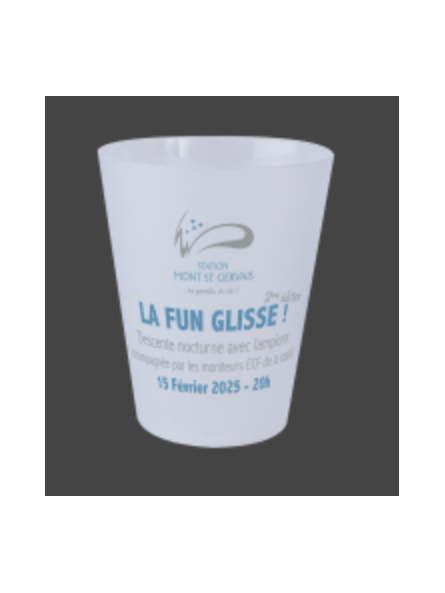 Gobelet publicitaire...