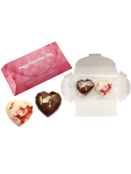 Coeurs en chocolat...