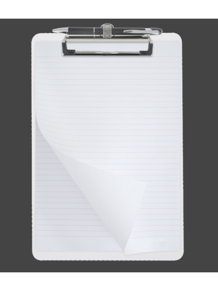 Clip board publicitaire...