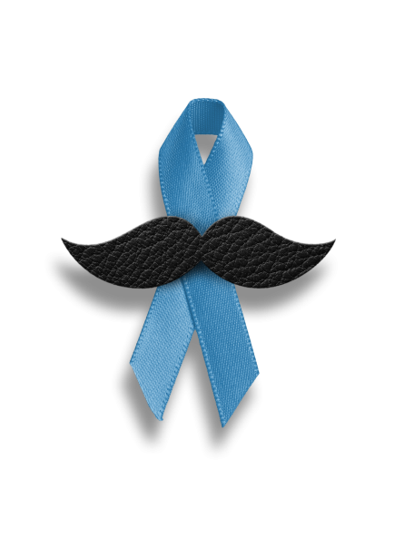 Pin's ruban bleu publicitaire