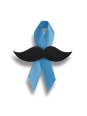 Pin's ruban bleu publicitaire