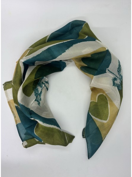 Foulard en soie publicitaire