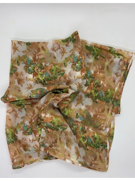 Foulard en soie publicitaire