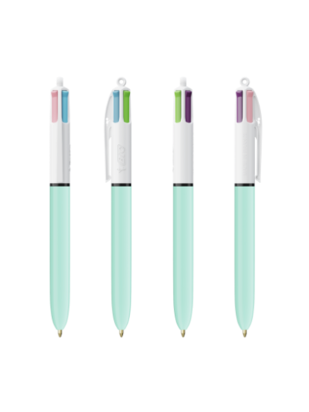 Bic 4 couleurs pastels...