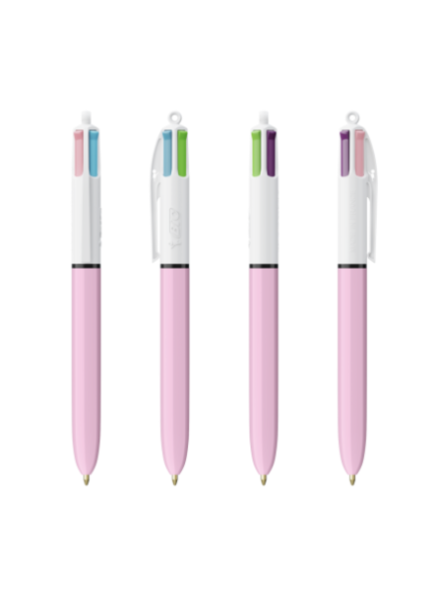 Bic 4 couleurs pastels...
