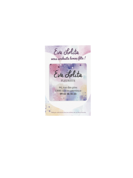 Chiffonnette publicitaire...