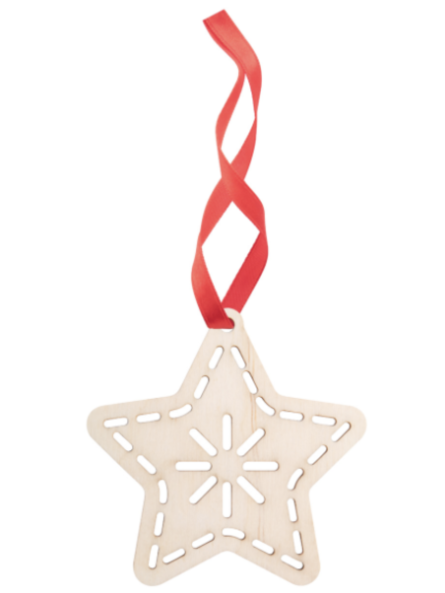 Carte de Noël bois...