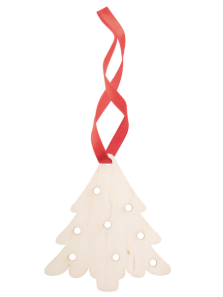 Carte de Noël bois...