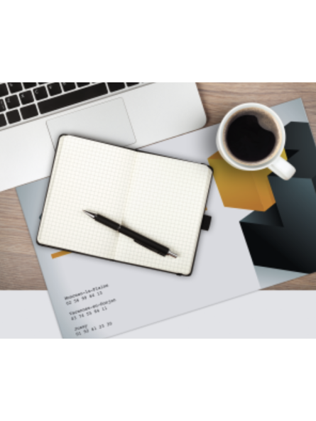 Sous-main publicitaire...