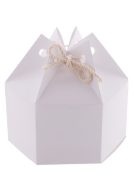 Boîte cadeau hexagonale en...