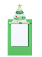 Magnet mémo sapin publicitaire