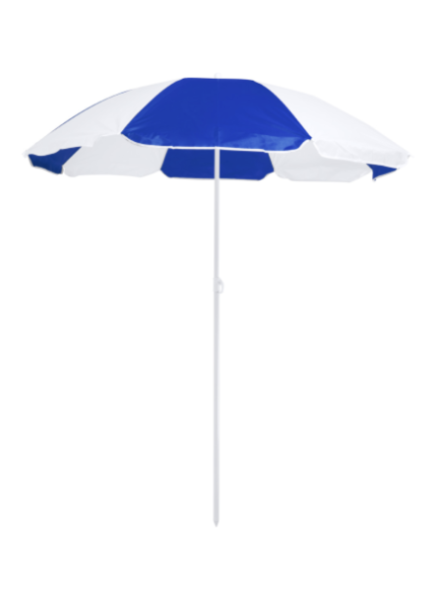 Parasol bicolore publicitaire