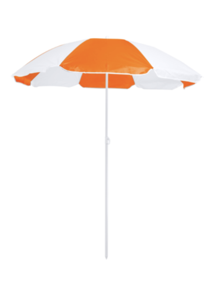 Parasol bicolore publicitaire
