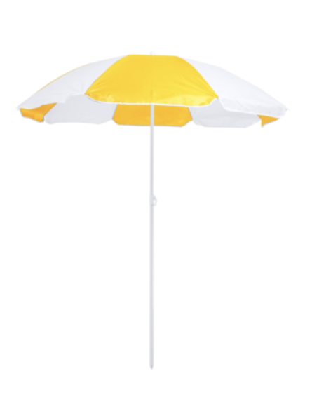Parasol bicolore publicitaire