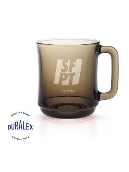 Mug en verre Made in France