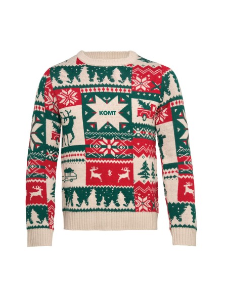 Pull de Noël tricoté en...