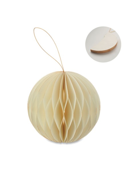 Boule de Noël en papier...