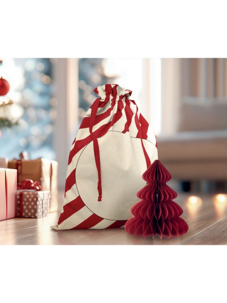 Grand sac de Noël en coton...