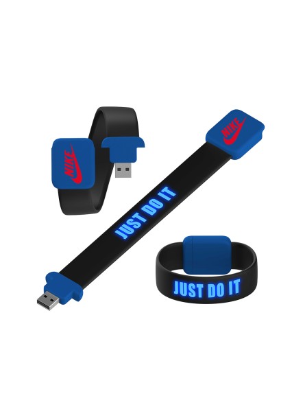 Clé USB bracelet lumineux