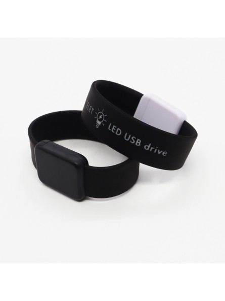 Clé USB bracelet lumineux