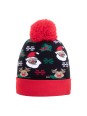 Bonnet de noël à colorier