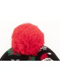 Bonnet de noël à colorier